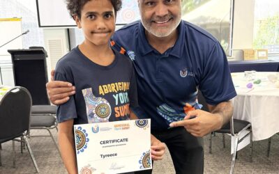 Tyreece represents BRSC at Aboriginal youth leadership summit