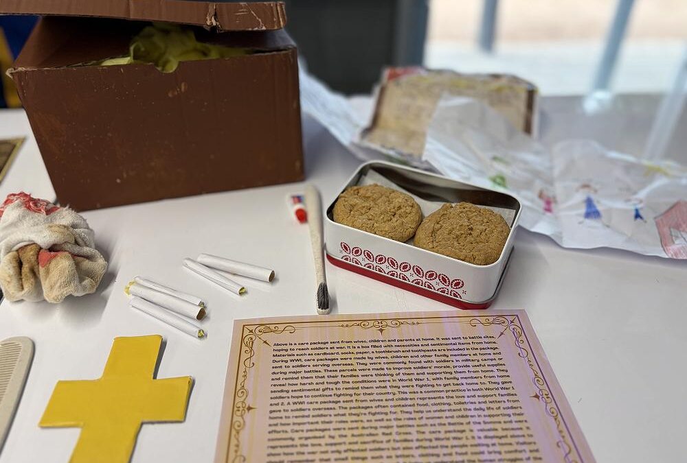 From model trenches to care packages: Students build their own WWI artefacts