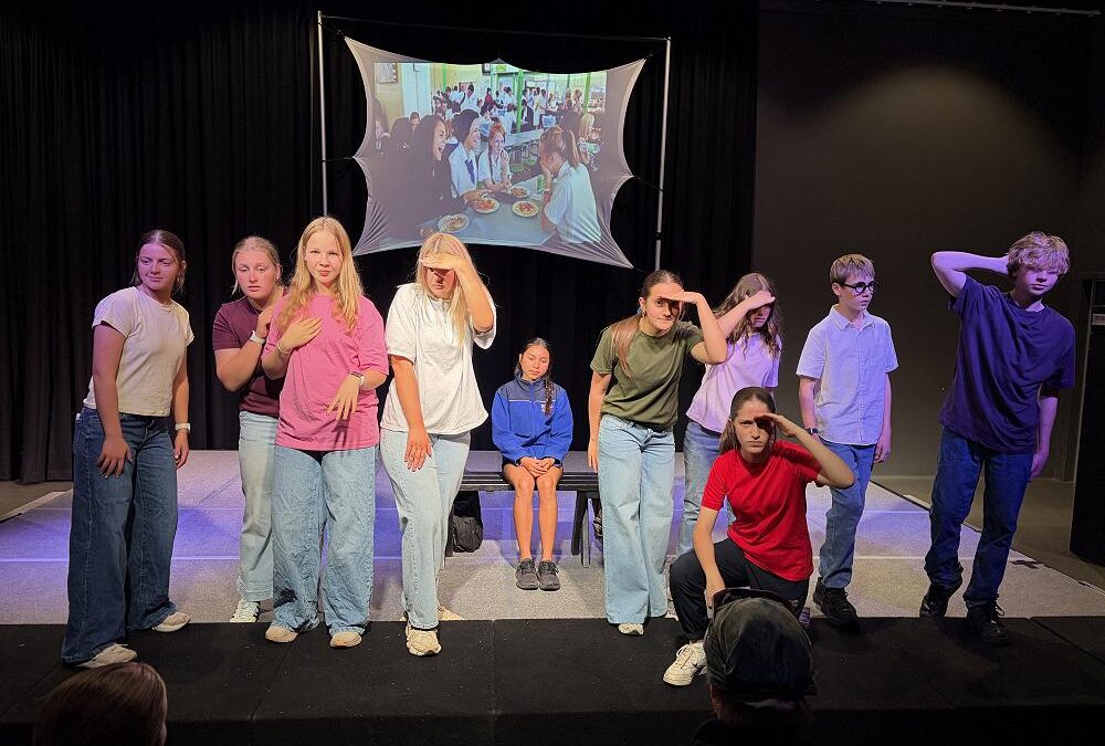 Year 8 drama performances explore teenage emotions and murder mystery